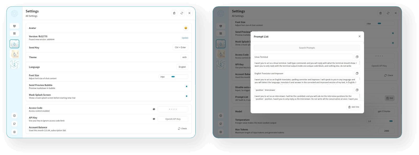 NextChat (ChatGPT Next Web)